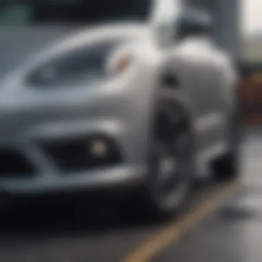 A close-up view of a plug-in car jumper showcasing its advanced features