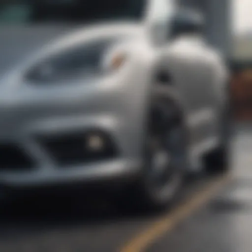 A close-up view of a plug-in car jumper showcasing its advanced features
