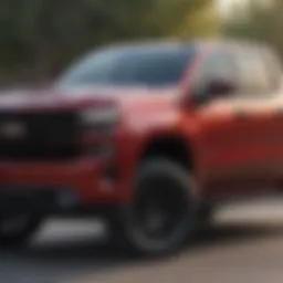 Exterior design of the 2021 Silverado RST Duramax showcasing its rugged appeal