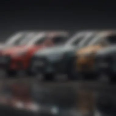 Fuel Efficiency Comparison of Four-Cylinder Models A comparison chart highlighting the fuel efficiency of various four-cylinder car models.