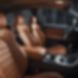 Spacious interior of a modern four-cylinder car showcasing ample legroom and comfort.