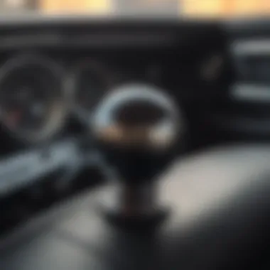Installation of the Speed Dawg shift knob in a vehicle