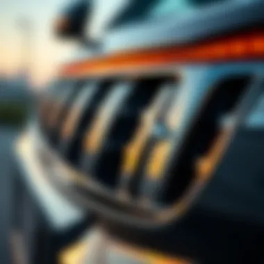 Craftsmanship in SUV Aesthetics Close-up of SUV design elements that emphasize craftsmanship and detail