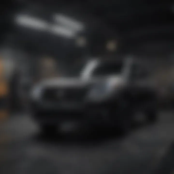 Interior technology features of the all black Honda Passport