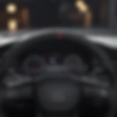 Dashboard of Innovation Audi's innovative technology dashboard displaying advanced features