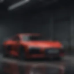 Luxury Audi model showcasing elegant design and craftsmanship