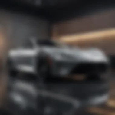 The Pinnacle of Comfort and Design Interior of a luxury car showcasing premium materials