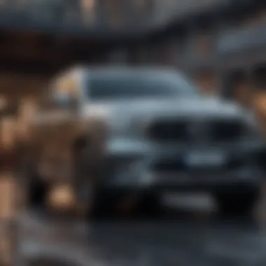 Technology Innovations in Luxury SUVs Advanced technological features displayed in a luxury SUV