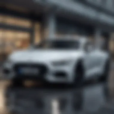 Person reviewing automotive leasing contracts