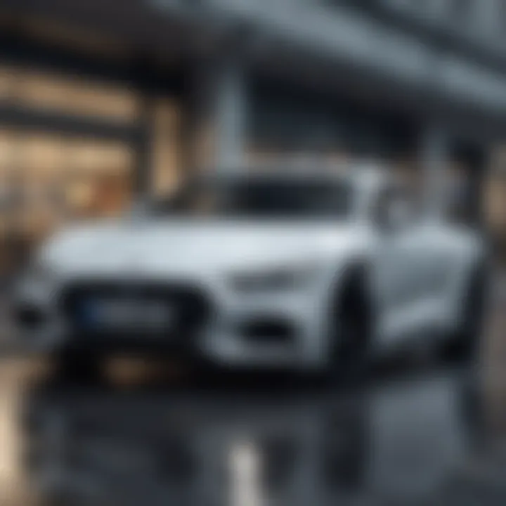 Person reviewing automotive leasing contracts