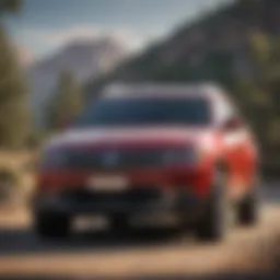 Front view of the Cherokee showcasing its sleek design