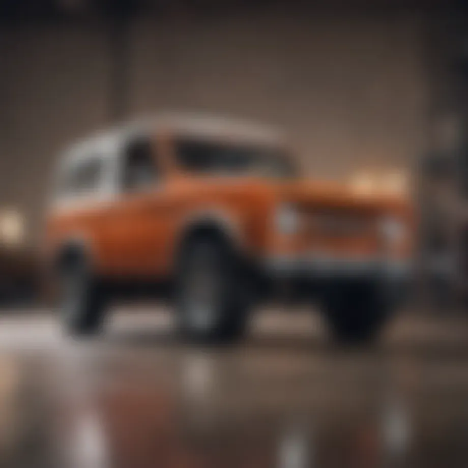 Classic Ford Bronco showcasing its iconic design