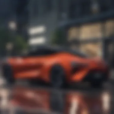 Toyota's Electric Sports Car: A Vision for Urban Mobility Conceptual image of Toyota's electric sports car in a modern urban setting