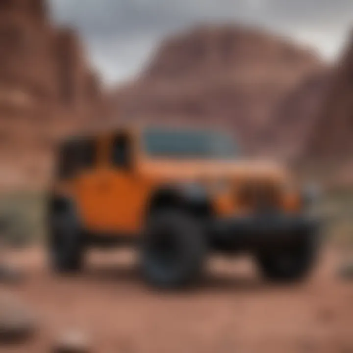 Jeep Wrangler Moab exterior showcasing rugged design