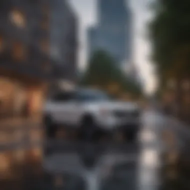 Sleek exterior design of the Kia Telluride EX
