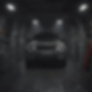 Cargo Space of Range Rover Evoque Cargo area highlighted to illustrate storage capacity