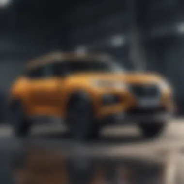 Dynamic Performance of the New Nissan Small SUV Dynamic performance captured in action, demonstrating the driving capabilities of the new Nissan small SUV.