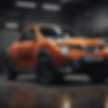 Close-up of Nissan Juke's performance features highlighting its agility