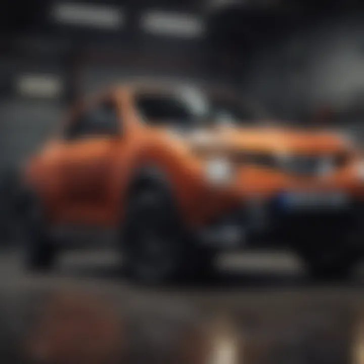 Close-up of Nissan Juke's performance features highlighting its agility