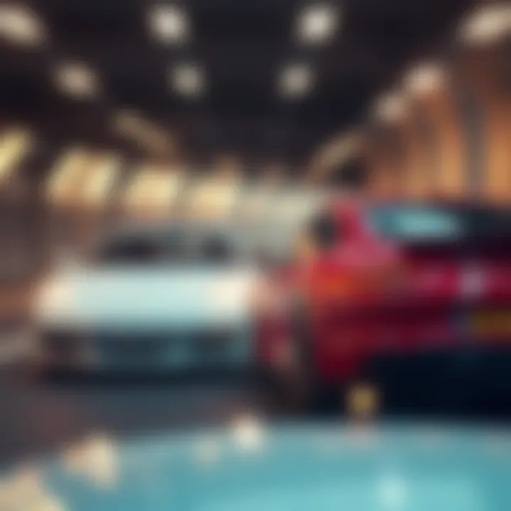 Porsche hybrid in a dynamic driving environment