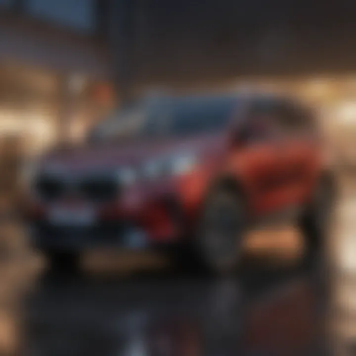 Sleek design of the Kia Sorento showcasing its modern aesthetic