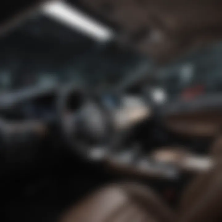 Interior view of the Kia Sorento highlighting its spaciousness and technology