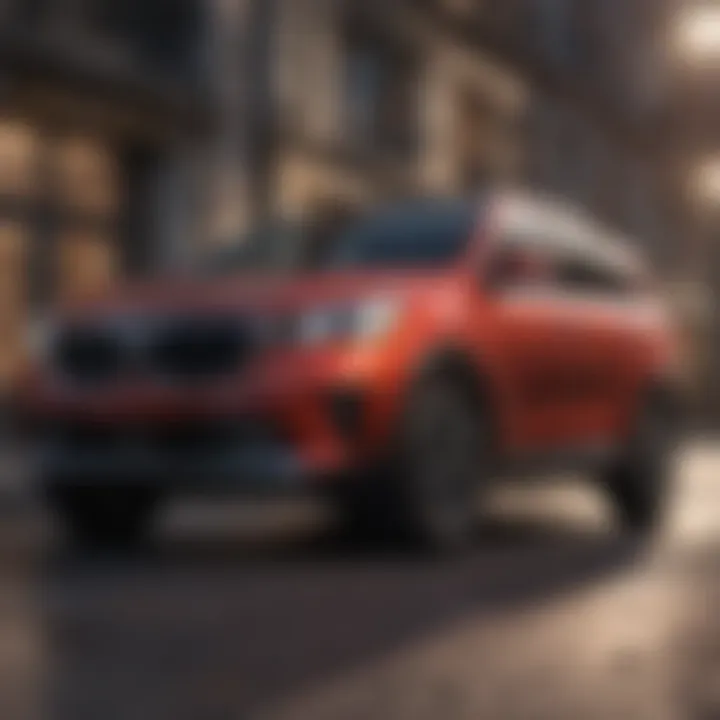 Graphical representation of reliability ratings and historical data for the Kia Sorento
