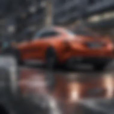 Infographic displaying the latest safety features in modern vehicles