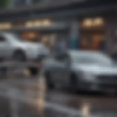 Comparison of different-sized commuter cars emphasizing safety ratings
