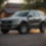Exterior design of Ford Maverick XLT showcasing sleek lines and modern aesthetic