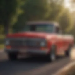 Overview of a classic Ford SVT truck
