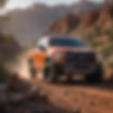 Ford SVT Truck in Rugged Terrain Ford SVT truck in rugged terrain