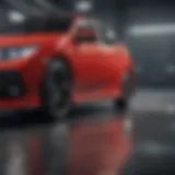 Overview of Honda Civic showcasing its design