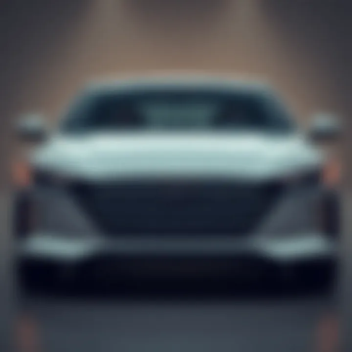 Sleek Front Design of the Ioniq 5 Front view of the Hyundai Genesis Ioniq 5