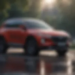 Hyundai SUV lineup showcasing various models