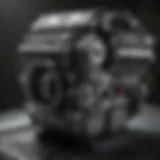 Components of the Cadillac Escalade Engine Detailed view of the Cadillac Escalade engine showcasing its components