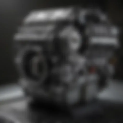 Components of the Cadillac Escalade Engine Detailed view of the Cadillac Escalade engine showcasing its components