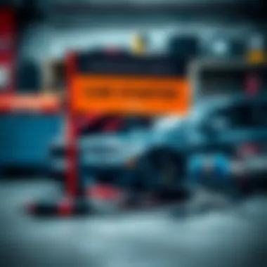 Installation and Maintenance Guide for Car Starters A guidebook on installation and maintenance of car starters placed next to tools.