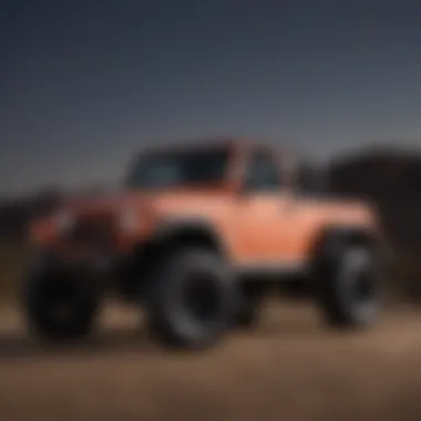 2005 Jeep Wrangler showcasing upgraded LED tail lights