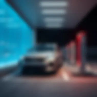 Kia EV Charging Station Kia electric vehicle charging at a modern charging station