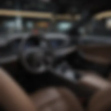 Technological Innovations in Kia Key Five's Interior Interior view of the Kia Key Five highlighting advanced technology features