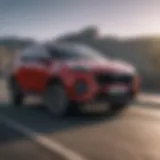 Kia Sportage FWD showcasing its sleek exterior design