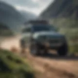 Land Rover Defender showcasing rugged terrain capabilities