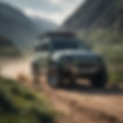Land Rover Defender showcasing rugged terrain capabilities
