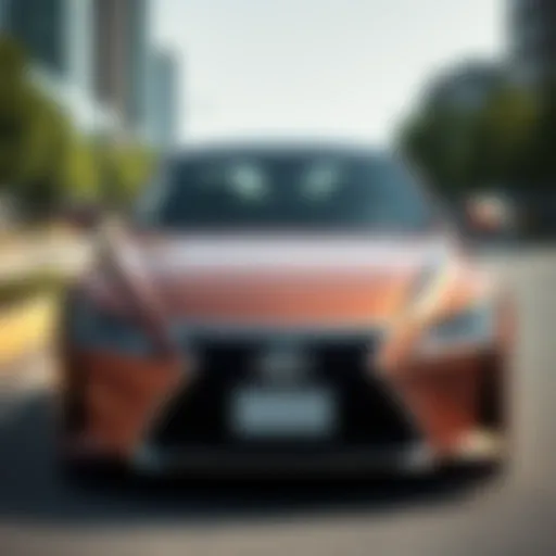 Lexus NS300 front view showcasing its sleek design