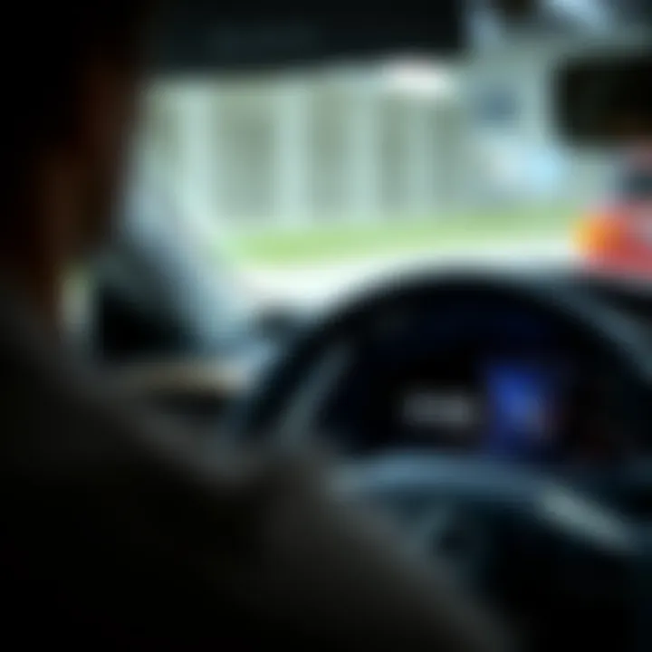 Performance Metrics in Lexus Small Cars Performance metrics dashboard of a Lexus small car