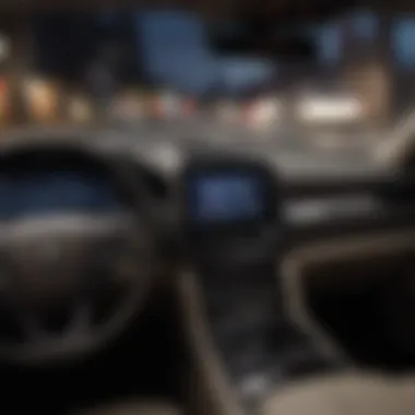 Innovative Features of Lincoln SUV Dashboards Detailed view of Lincoln SUV's innovative dashboard features