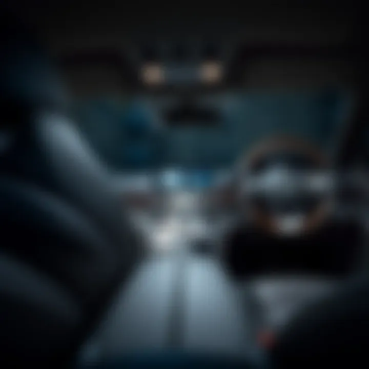 Luxury Interior Features of the Mercedes 430 AMG Biturbo Interior of the Mercedes 430 AMG Biturbo highlighting luxury features