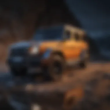 Iconic Design of the Mercedes AMG G Series The iconic design of the Mercedes AMG G Series showcasing its rugged elegance