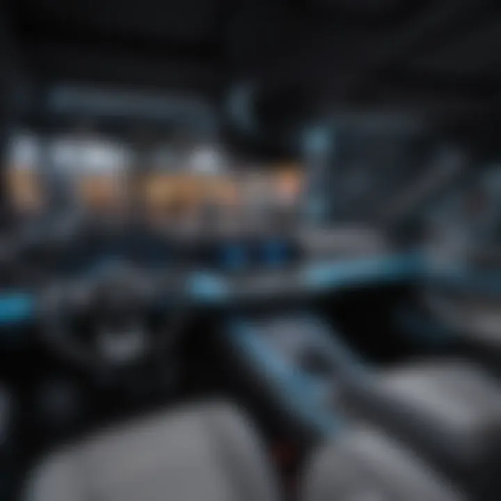 Interior view of the AVTR highlighting its advanced user interface and technology